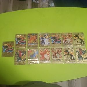 13 Pokemon style cards